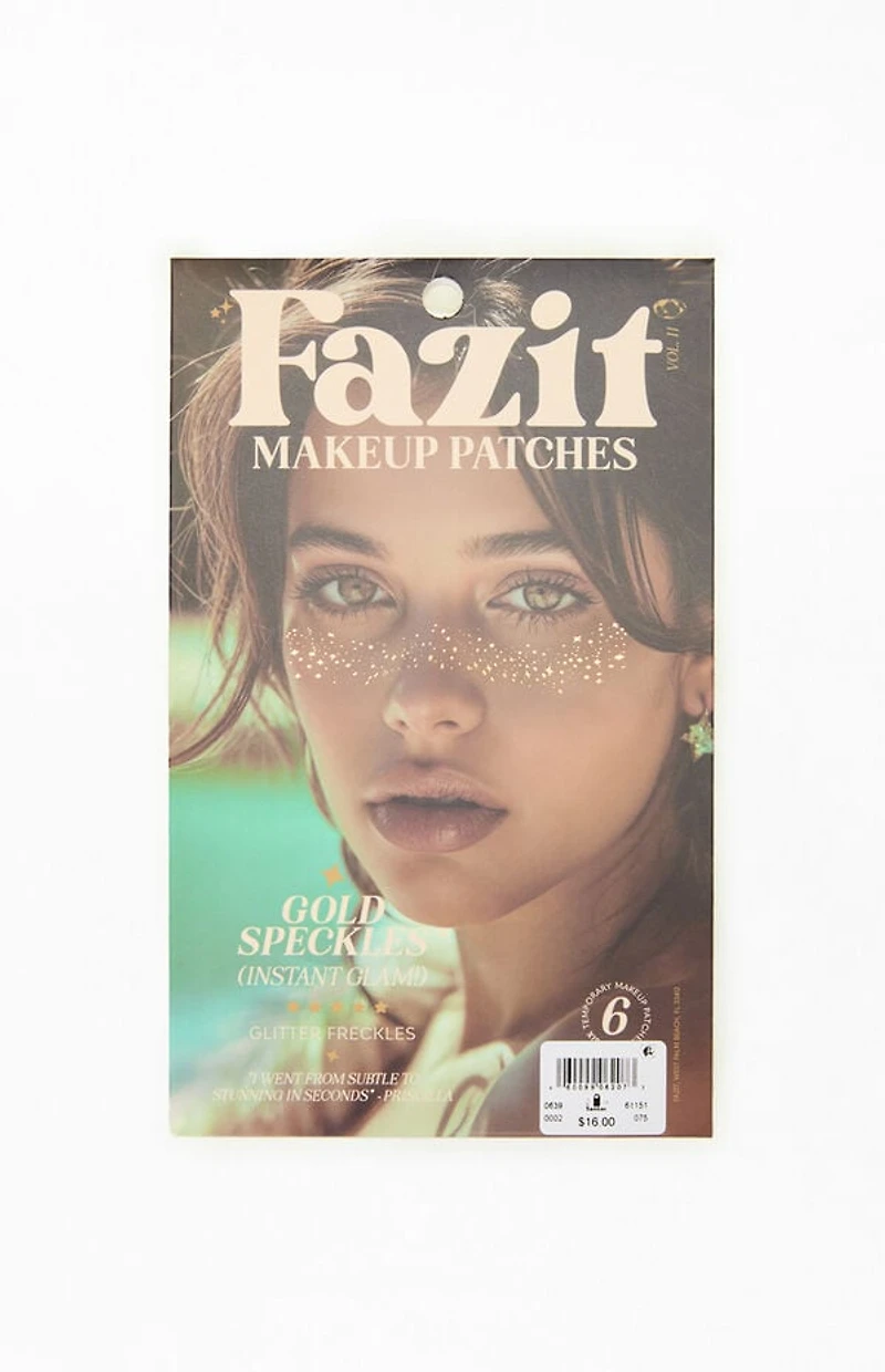 FAZIT BEAUTY Gold Glitter Freckles Makeup Patches