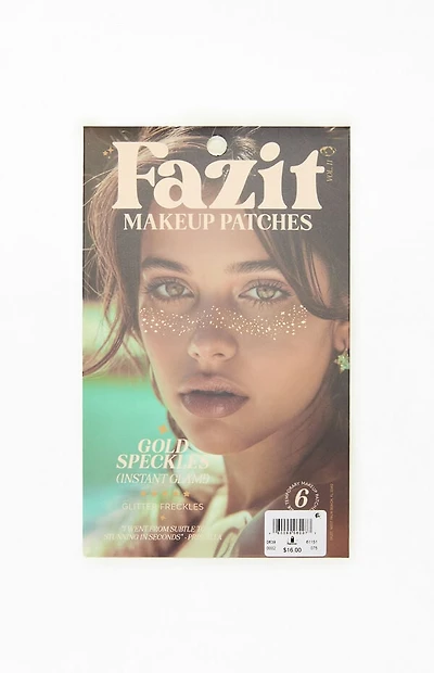 FAZIT BEAUTY Gold Glitter Freckles Makeup Patches