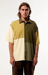 Brixton Deco Blocked Relaxed Polo Shirt