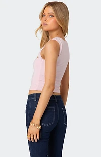 Edikted Twisted Cut Out Tank Top