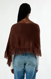Your Favorite Amber Knit Poncho