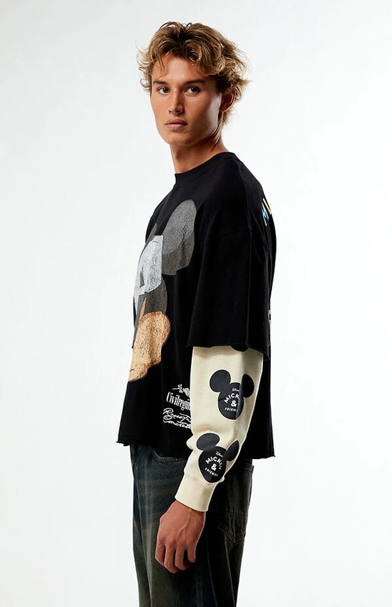 Civil x Mickey Mouse 2fer Long Sleeve T-Shirt