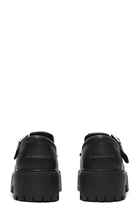 Timberland Women's Black Stone Street Buckle Mary Jane Shoes