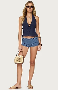 Edikted Larissa Scrunch Halter Top