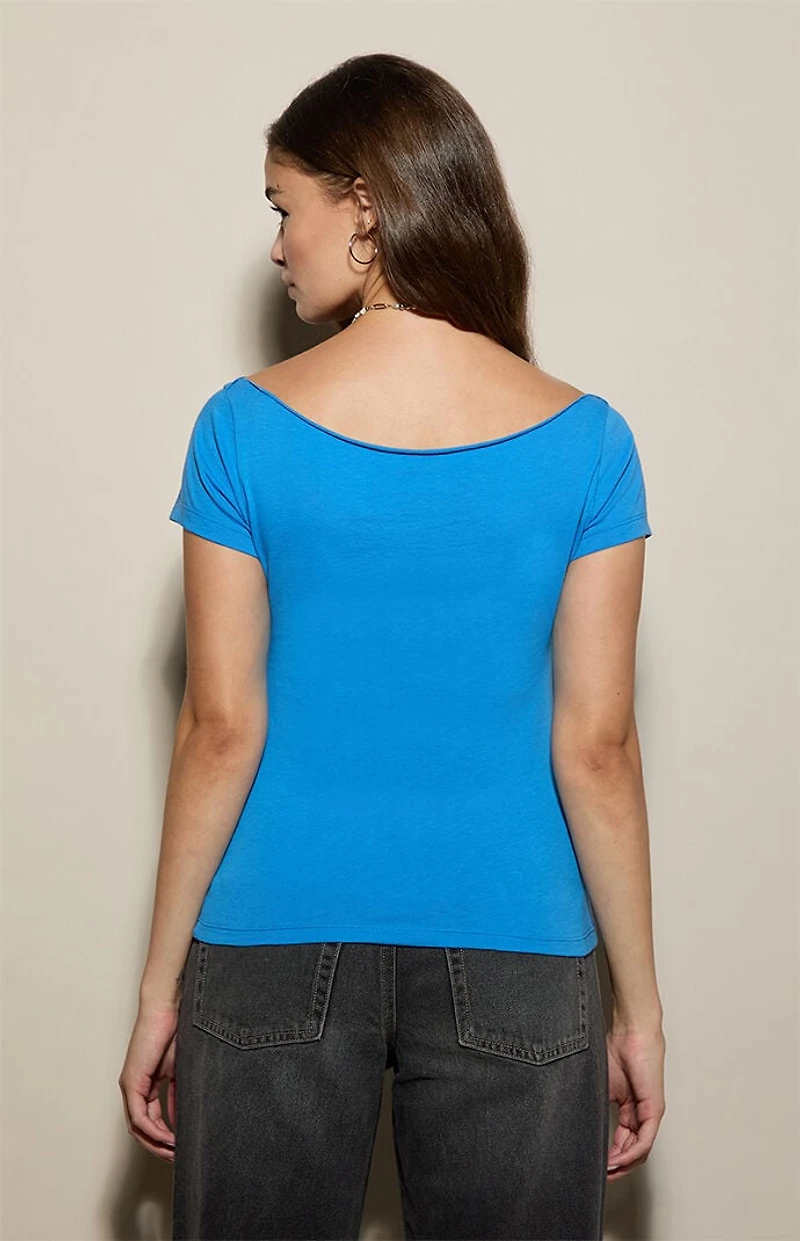 Pacsun New York 98 Off-The-Shoulder T-Shirt
