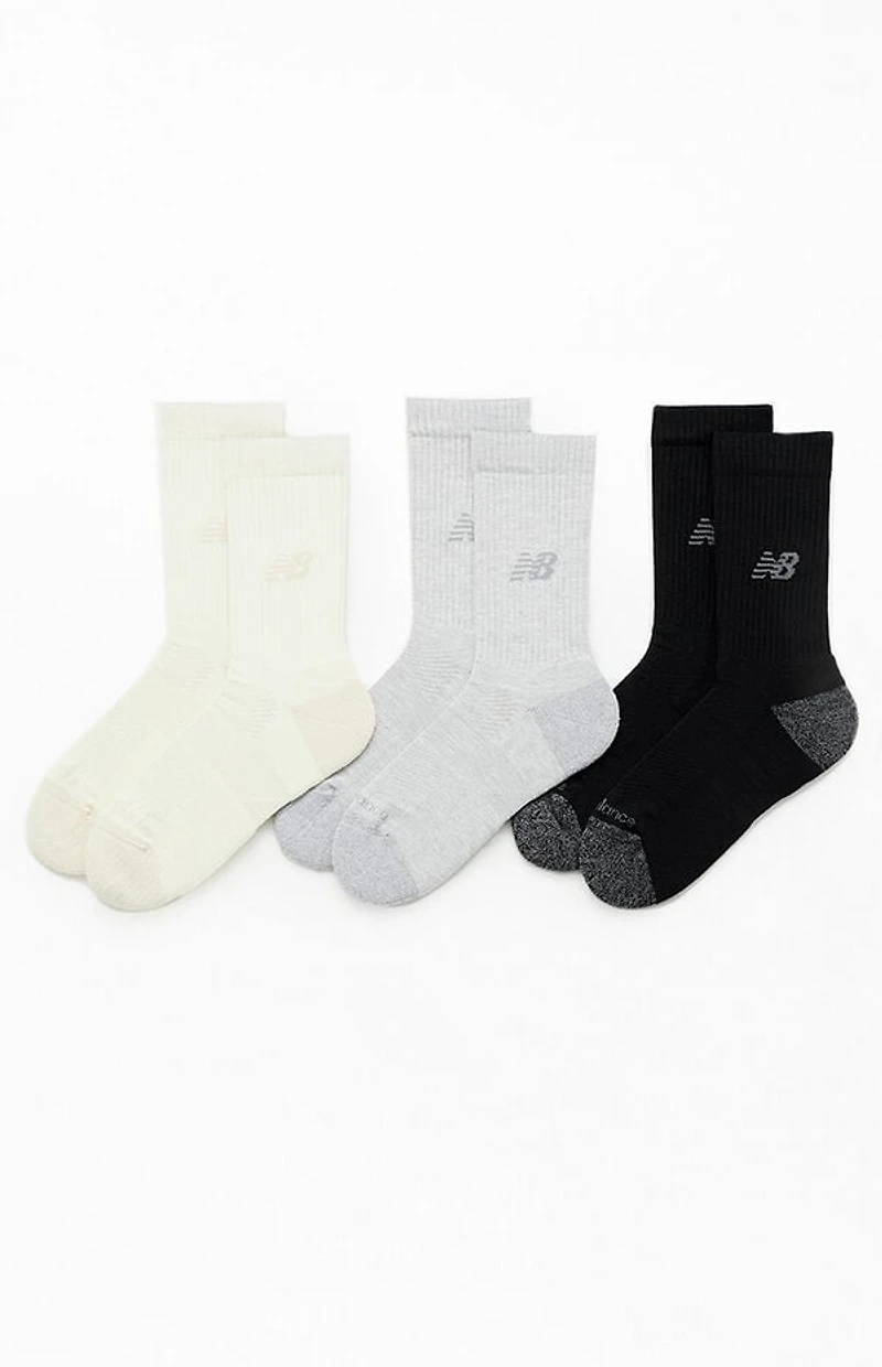 New Balance 3 Pack Active Crew Socks