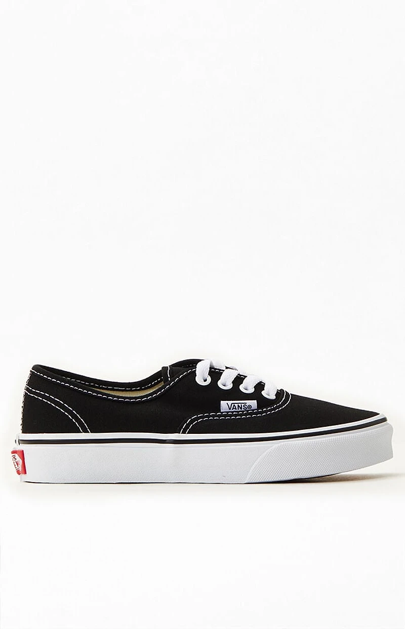 Vans Kids Black & White Authentic Shoes