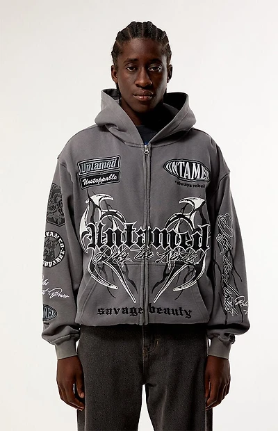 Pacsun Untamed Full Zip Hoodie