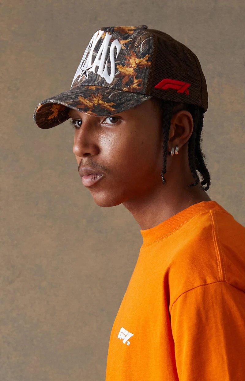 Formula 1 x Pacsun United States Grand Prix 2025 Austin Texas Camo Trucker Hat