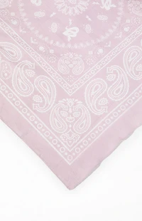 LA Hearts Purple Paisley Bandana