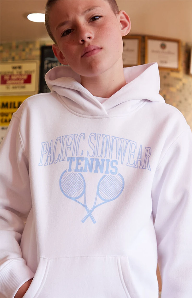 Pacsun Kids White Pacific Sunwear Tennis Hoodie