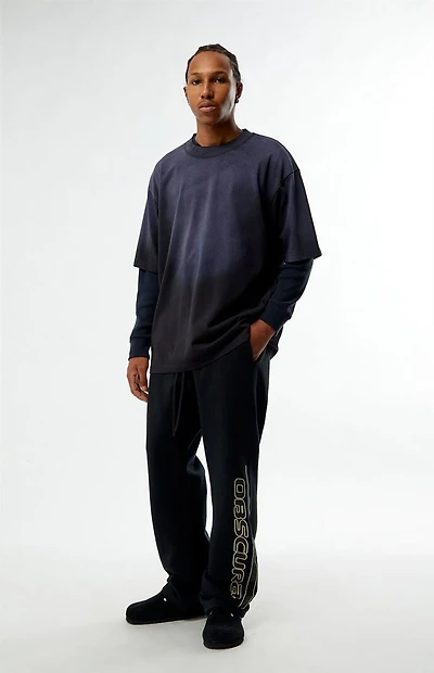 Pacsun Black Obscura Fleece Baggy Sweatpants