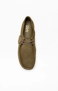 Clarks Olive Wallabee Evo Low Shoes