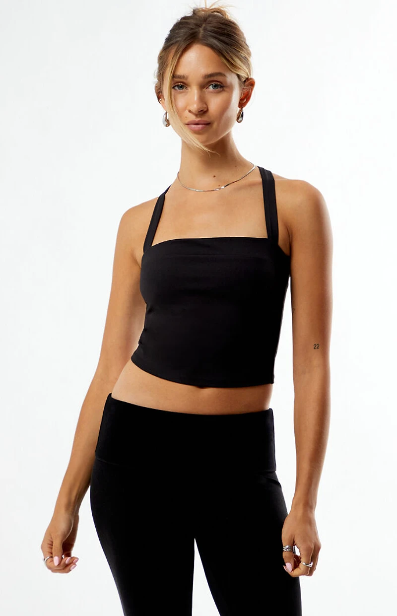 PAC 1980 WHISPER Active Nikki Cross Back Tank Top