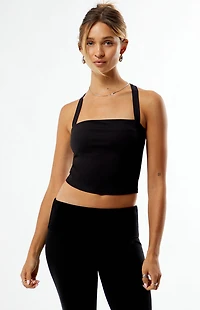 PAC 1980 WHISPER Active Nikki Cross Back Tank Top