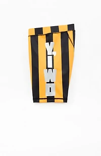 YIWO Yellow Striped Hardwear Biker Shorts