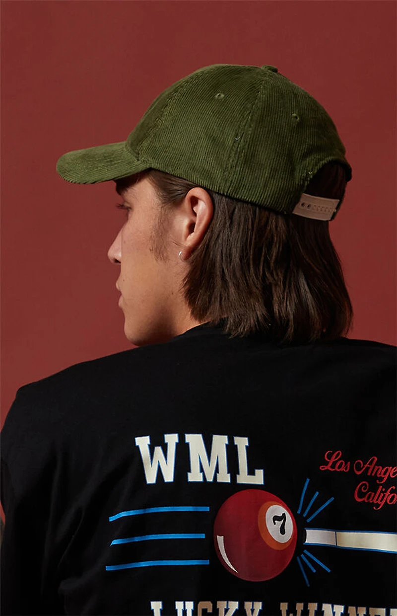 WISH ME LUCK Driver Corduroy Snapback Hat