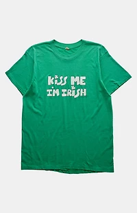 PS VINTAGE 80s Kiss Me I'm Irish Graphic T-Shirt