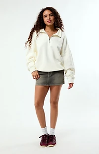 Pacsun Co-Created Embroidered Quarter-Zip Sweatshirt