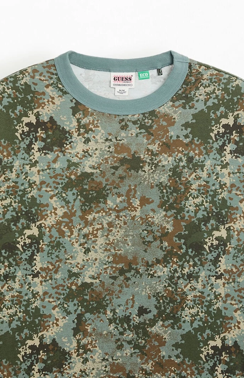 GUESS Originals Camo Long Sleeve T-Shirt