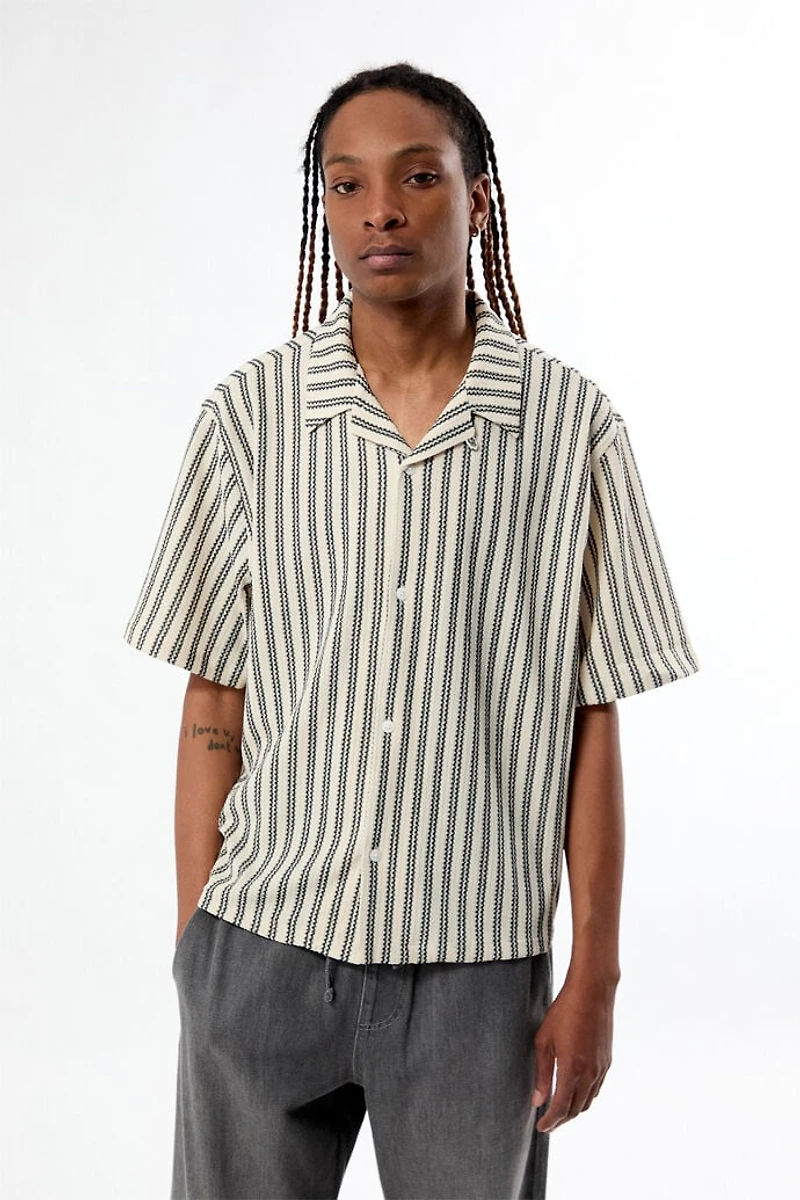 Pacsun Kenan Weave Camp Shirt