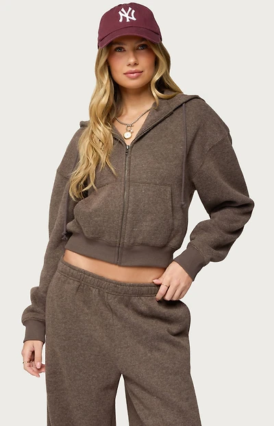 Edikted Laulie Zip Up Hoodie