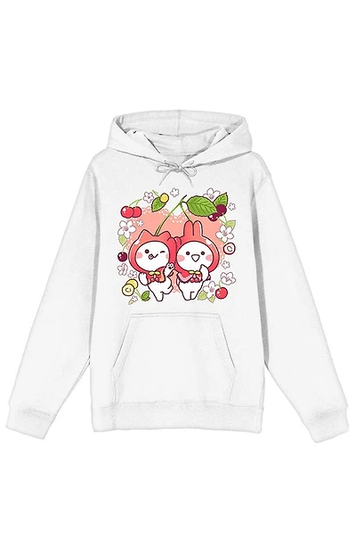 Mimi And Neko Flowers Hoodie