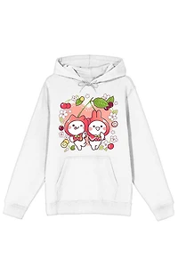 Mimi And Neko Flowers Hoodie