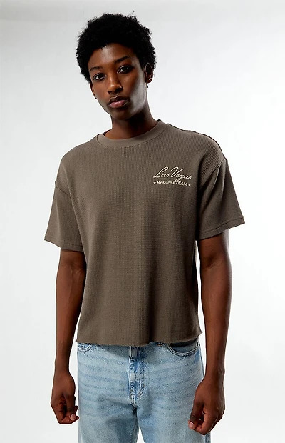 Pacsun Las Vegas Racing Waffle Knit T-Shirt