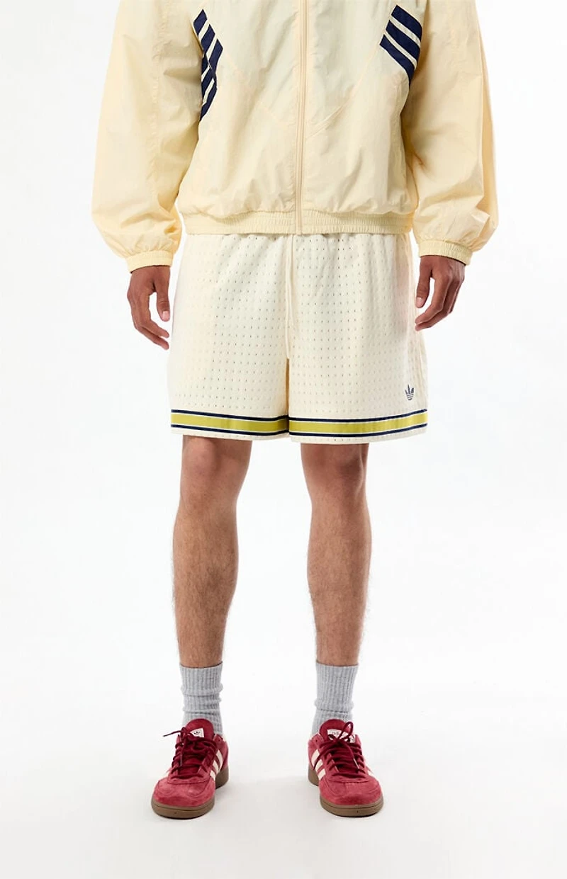 adidas Cream Originals Sideline Mesh Shorts
