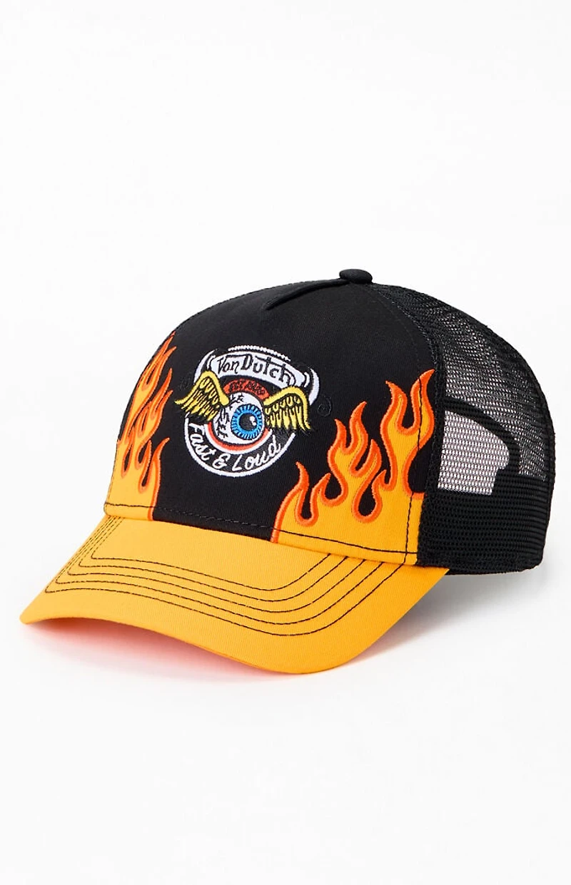 Von Dutch Flames Trucker Hat