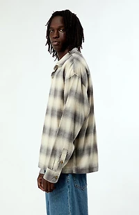 Pacsun Tune Plaid Print Long Sleeve Shirt