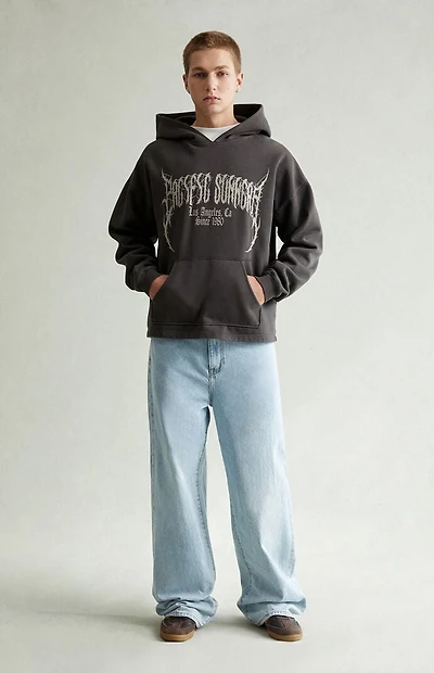 Pacsun Blake Extreme Baggy Jeans Drawstring Light Indigo