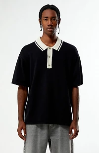 Pacsun Milton Textured Polo Sweater Shirt