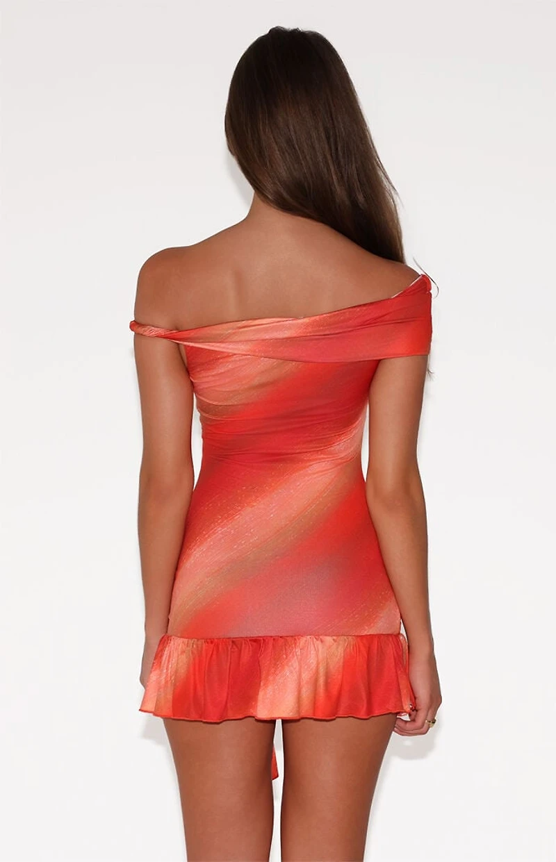 Tiger Mist Haelo Off-The-Shoulder Mini Dress
