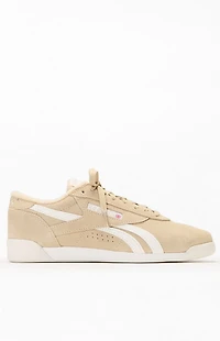 Reebok Women's Tan Freestyle Lo Sneakers