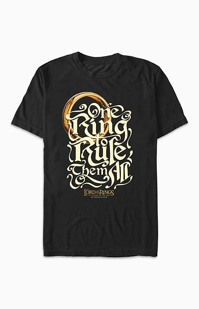 The Lord Of Rings One Ring Rules T-Shirt