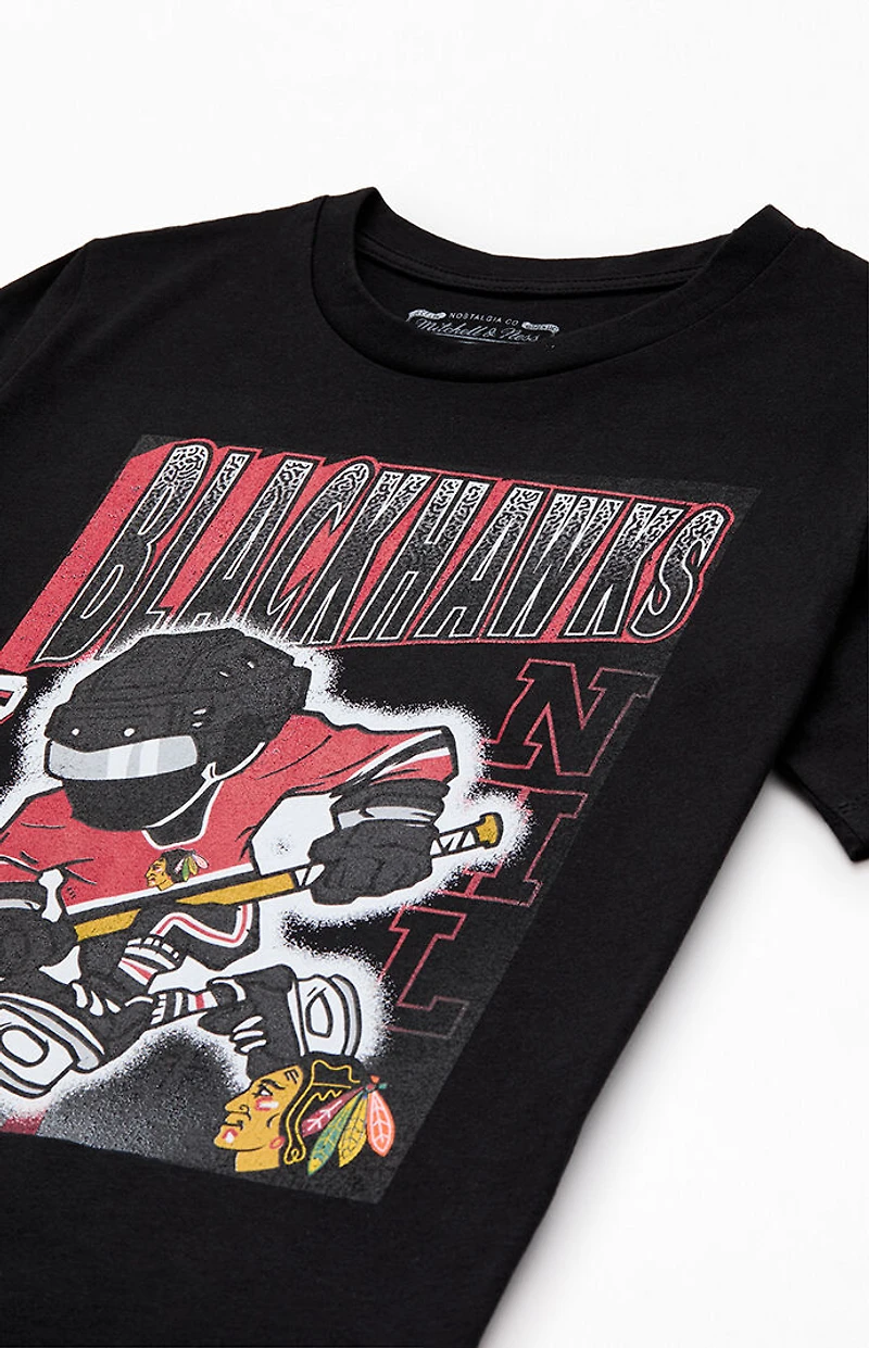 Mitchell & Ness Kids Chicago Blackhawks 90's Character T-Shirt