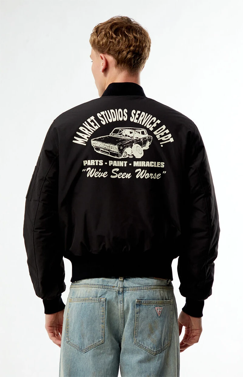 Market Handyman Reversible Bomber Jacket