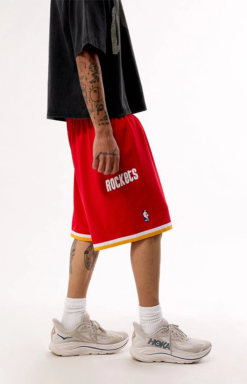 Mitchell & Ness Rockets Swingman Basketball Shorts
