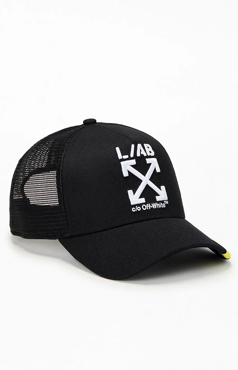 L/AB c/o Off-White Clamp Arrows Trucker Hat