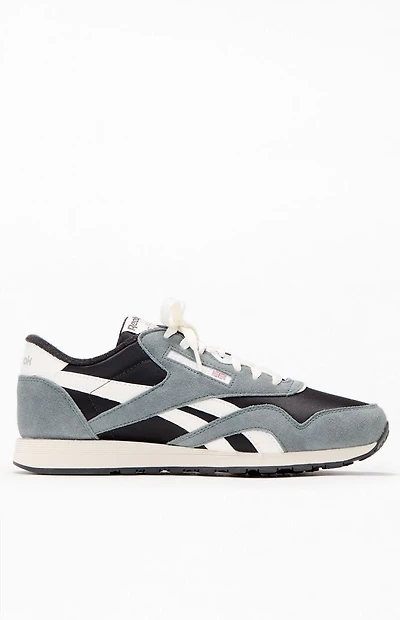 Reebok Black Classic Nylon Vintage Suede Shoes