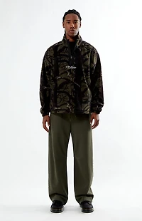 Studio by Supervsn Camo Fleece Half-Zip Pullover Sweatshirt
