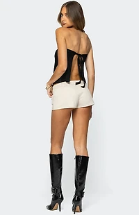 Edikted Vera Keyhole Backless Top