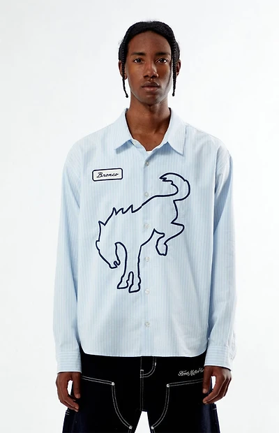 FORD Bronco Long Sleeve Button Front Shirt