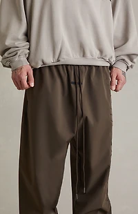 Fear of God ESSENTIALS Brown Active Trace Baggy Track Pants