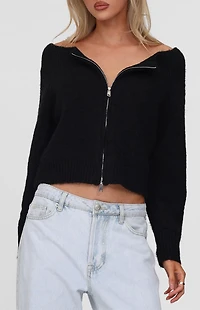 Tiger Mist Lunette Zip Sweater