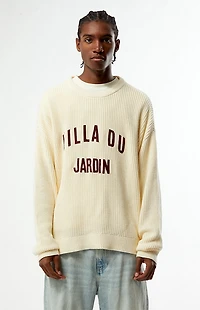 Pacsun Villa Du Jardin Ribbed Knit Crew Neck Sweater