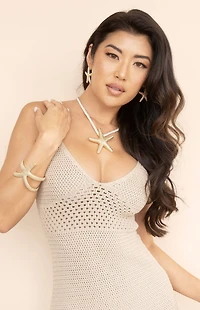 Ettika Starfish Hug Arm Cuff