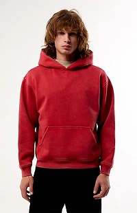 Pacsun Red Snow Wash Hoodie